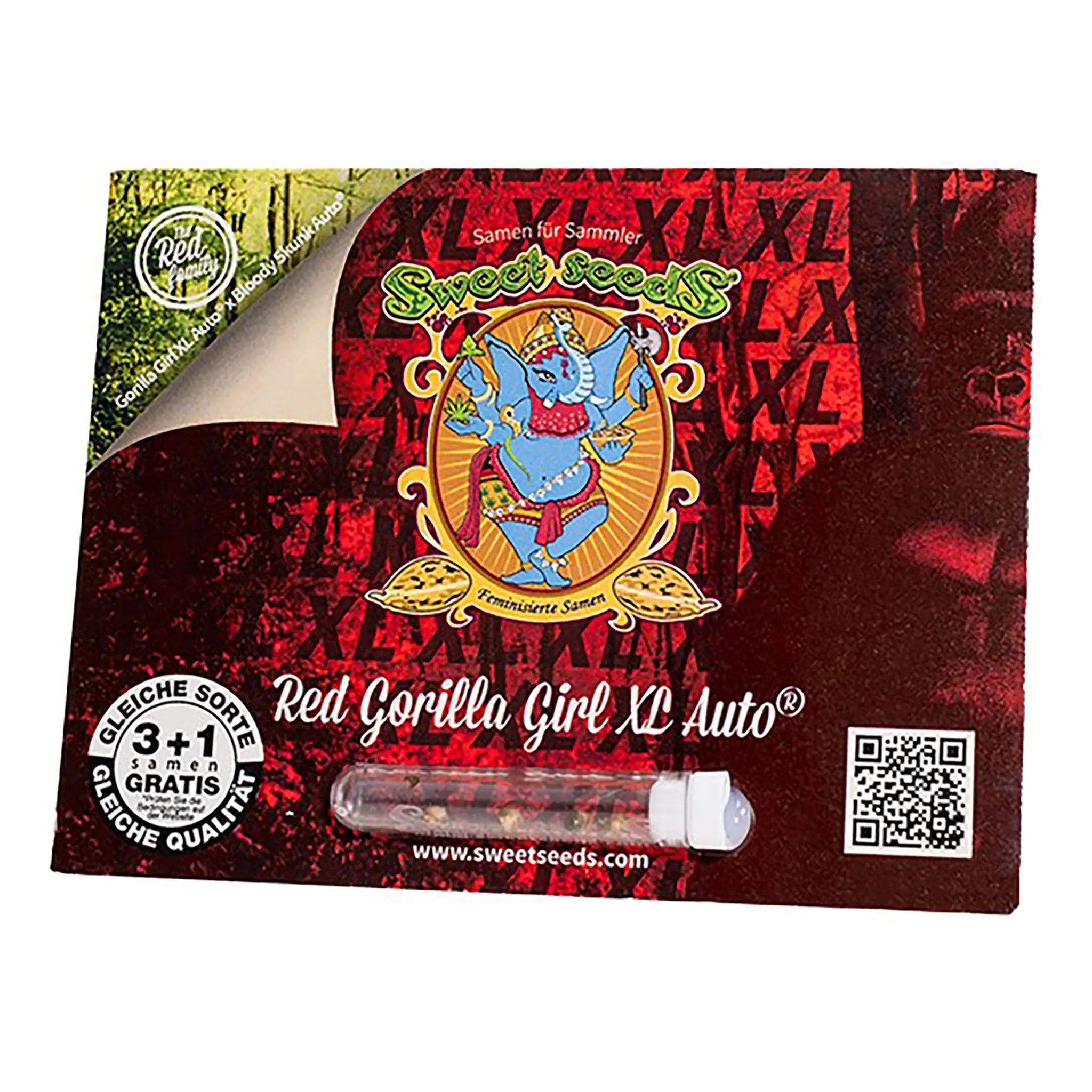 Red Gorilla Girl XL Auto-3 Stück-